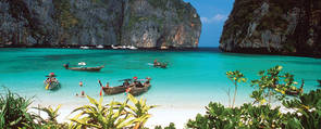 Bootjes bij Krabi