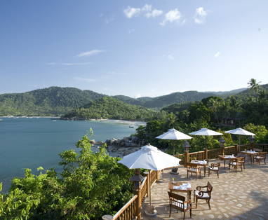 Restaurant bij Santhiya Koh Phangan in Thailand