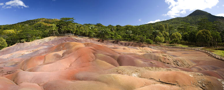 Het bijzondere Seven Coloured Earth of Chamarel