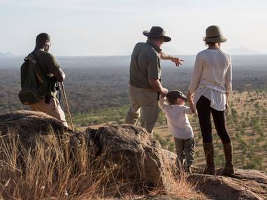 Kindvriendelijk bij Elsa's Kopje in Kenia