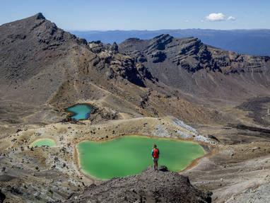 Het prachtige uitzicht op Tongariro National Park