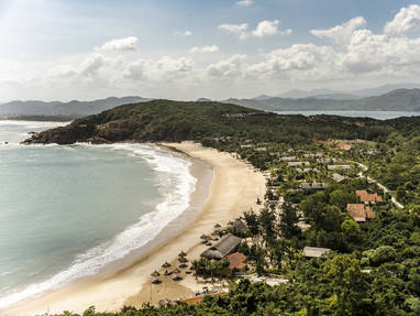 Omgeving bij Bai San Ho in Vietnam