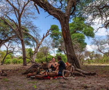picknick bij Nambwa Tented Lodge in Namibië