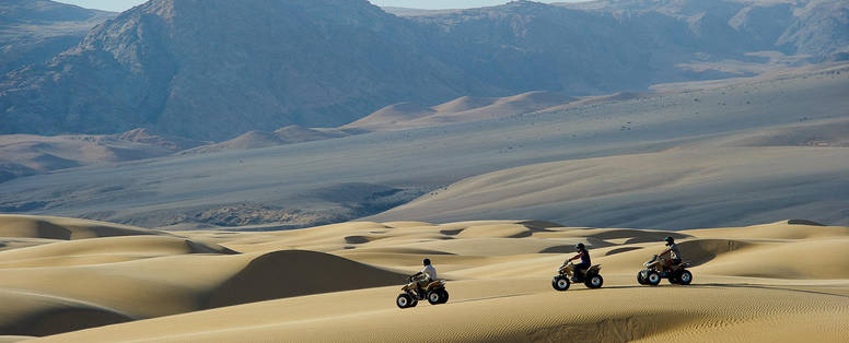 quad excursie bij Serra Cafema in namibië