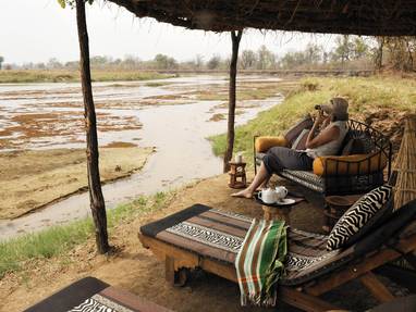 uitkijkpunt bij Mwaleshi Camp in Zambia