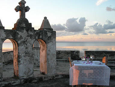 Ibo Island Lodge | Quirimbas Archipel | dineren op dakterras