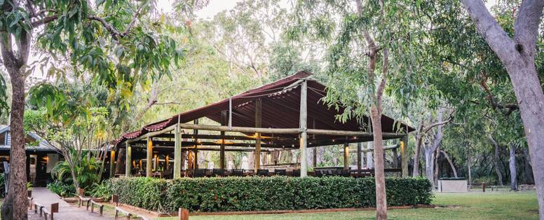 vooraanzicht van Emma Gorge Lodge