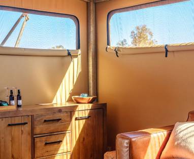 luxe tent van Karijini Eco Retreat