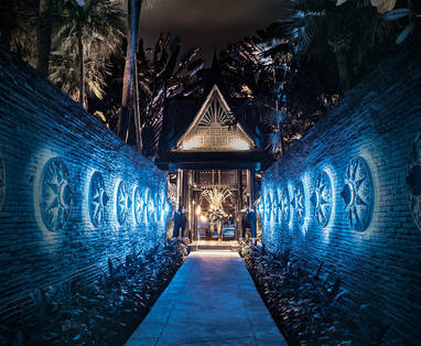 Entree Black Ginger restaurant bij The Slate in Phuket, Thailand