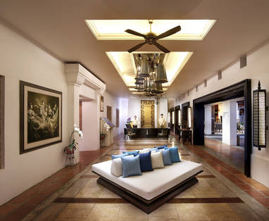 Lobby bij Sukhothai Heritage Resort bij Sukhothai, Thailand