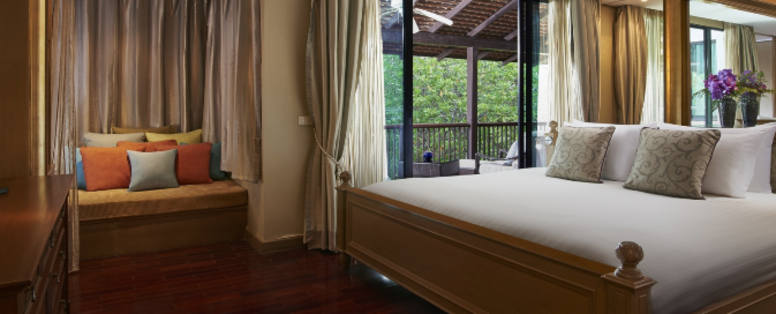 Royal Suite bij Sukhothai Heritage Resort bij Sukhothai, Thailand