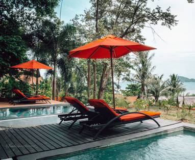 Family pool villa bij Kupu Kupu, Koh Phangan in Thailand